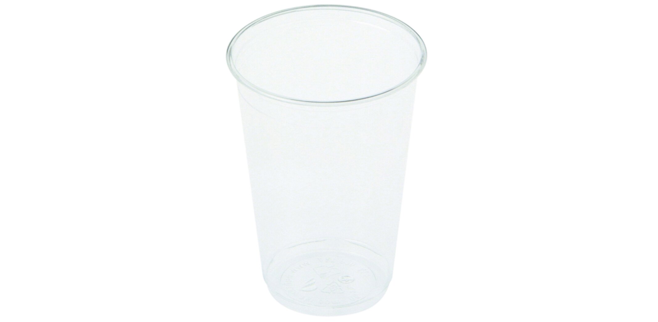 Trinkbecher für Wasserspender naturesse PLA, transparent, 150 ml, Ø7 cm