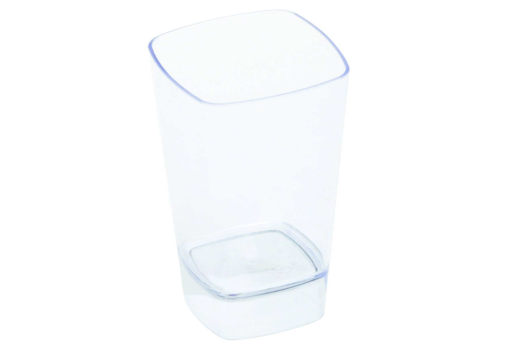 Becher designline Square PS, transparent, 75 ml