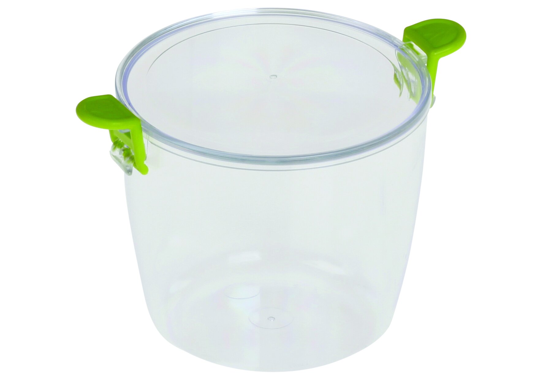 Becher mit Deckel designline Boko Clip PS, transparent, 250 ml