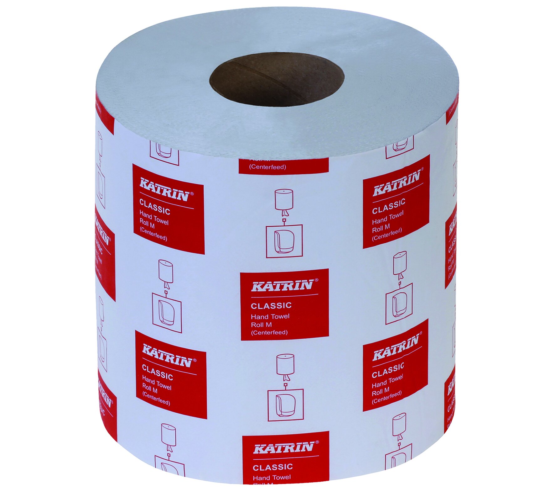 Rollenhandtuch Katrin Classic midi weiß, 1-lagig, perforiert