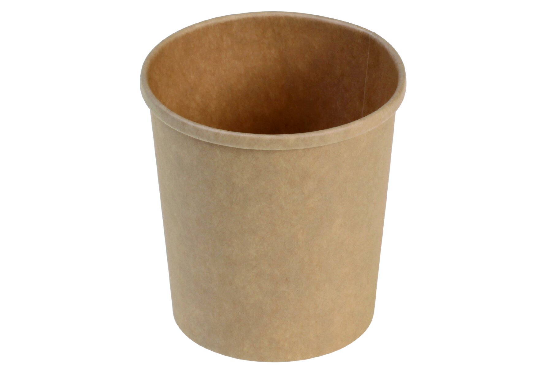 Suppenbecher suplesse Kraft-Karton/PP, braun, 480 ml