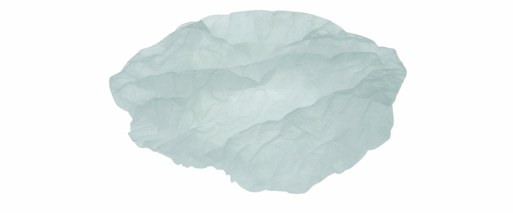 Einweghaube Vlies, weiß, Ø 60 cm