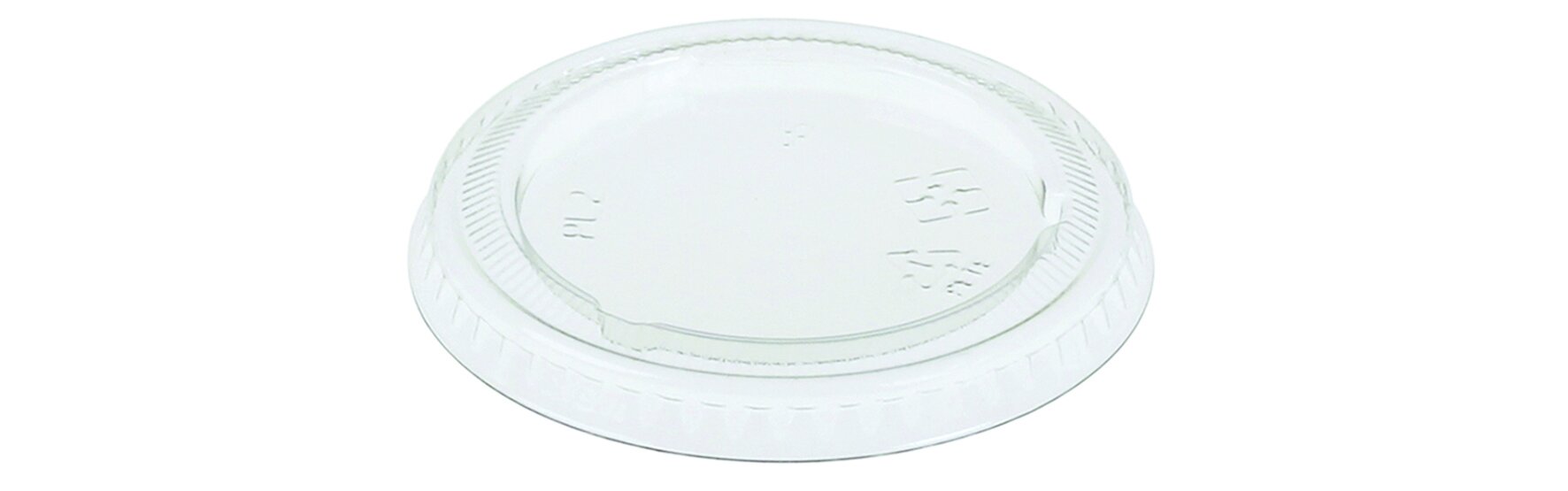 Deckel naturesse PLA, transparent, rund, Ø 6,2 cm