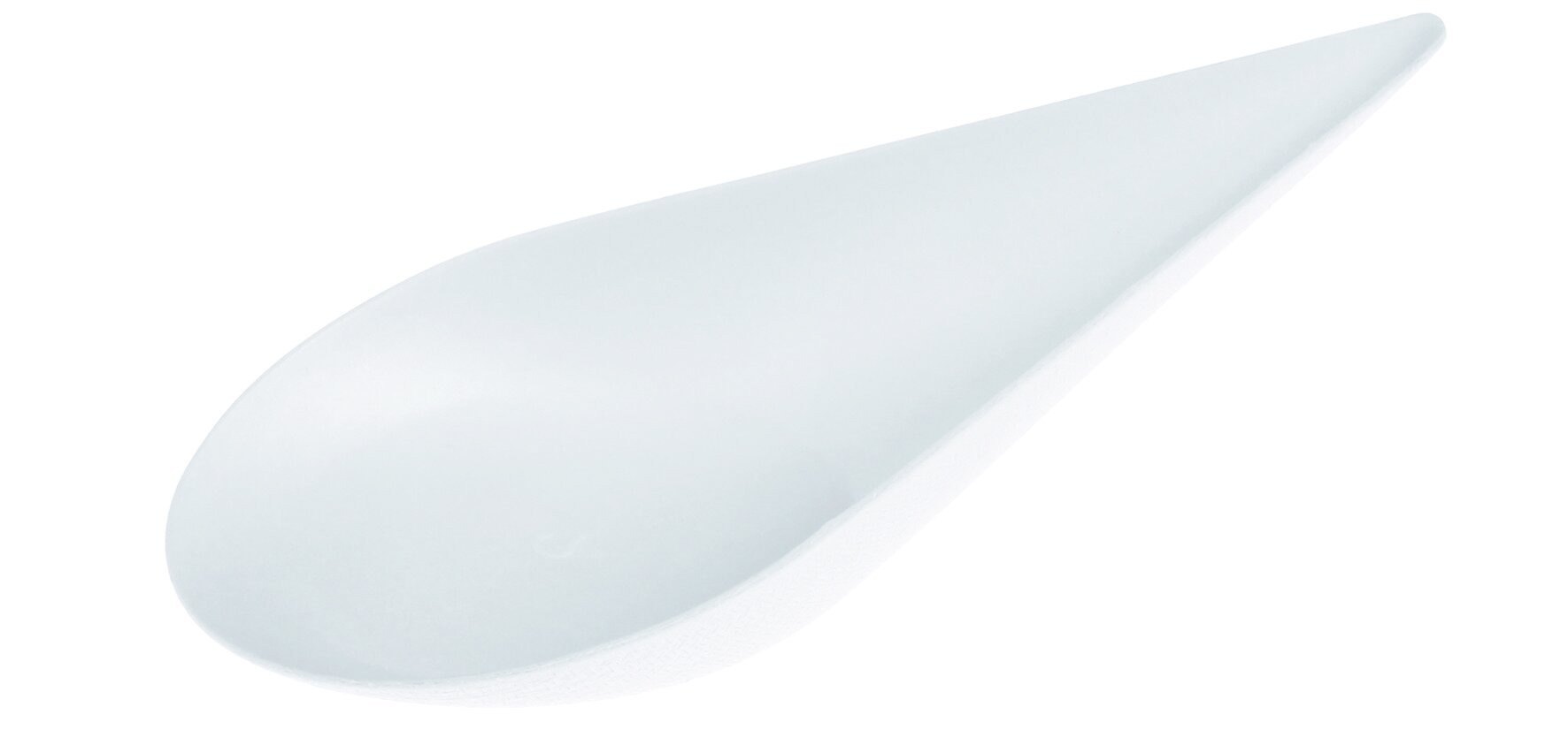 Häppchenschale naturesse Tropfen Zuckerrohr, weiß, 10,8 x 5,5 cm