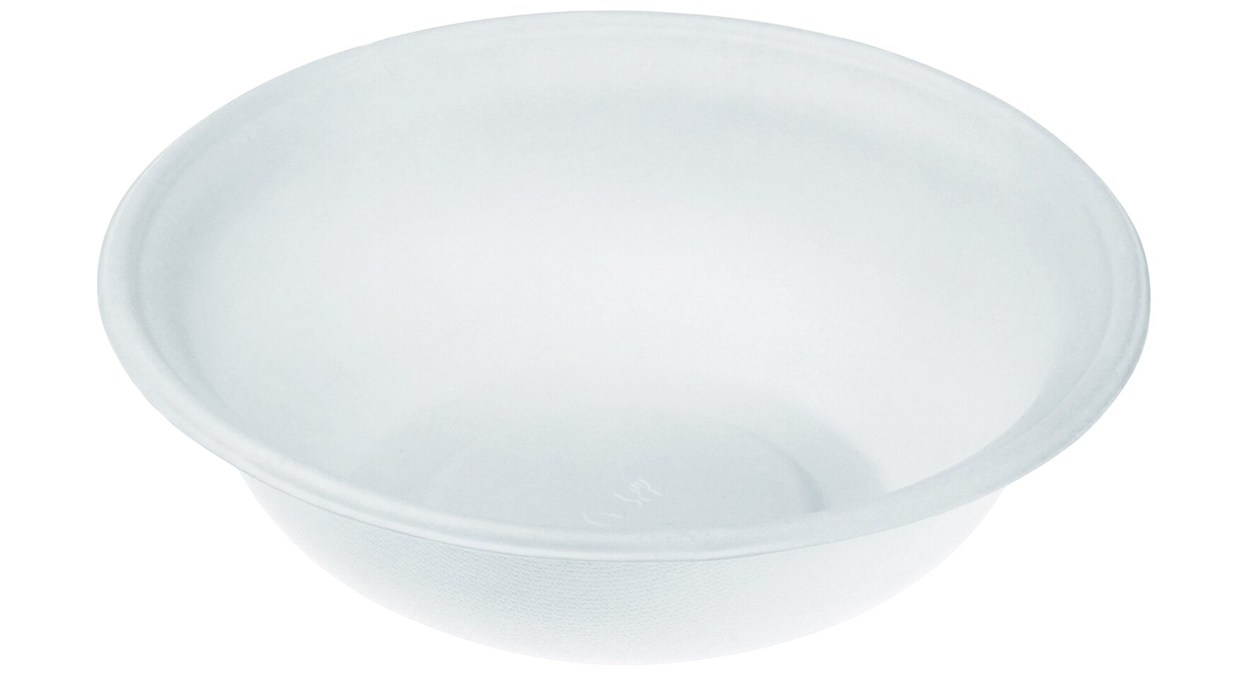 Schale mit Rand naturesse Zuckerrohr, weiß, rund, 900 ml