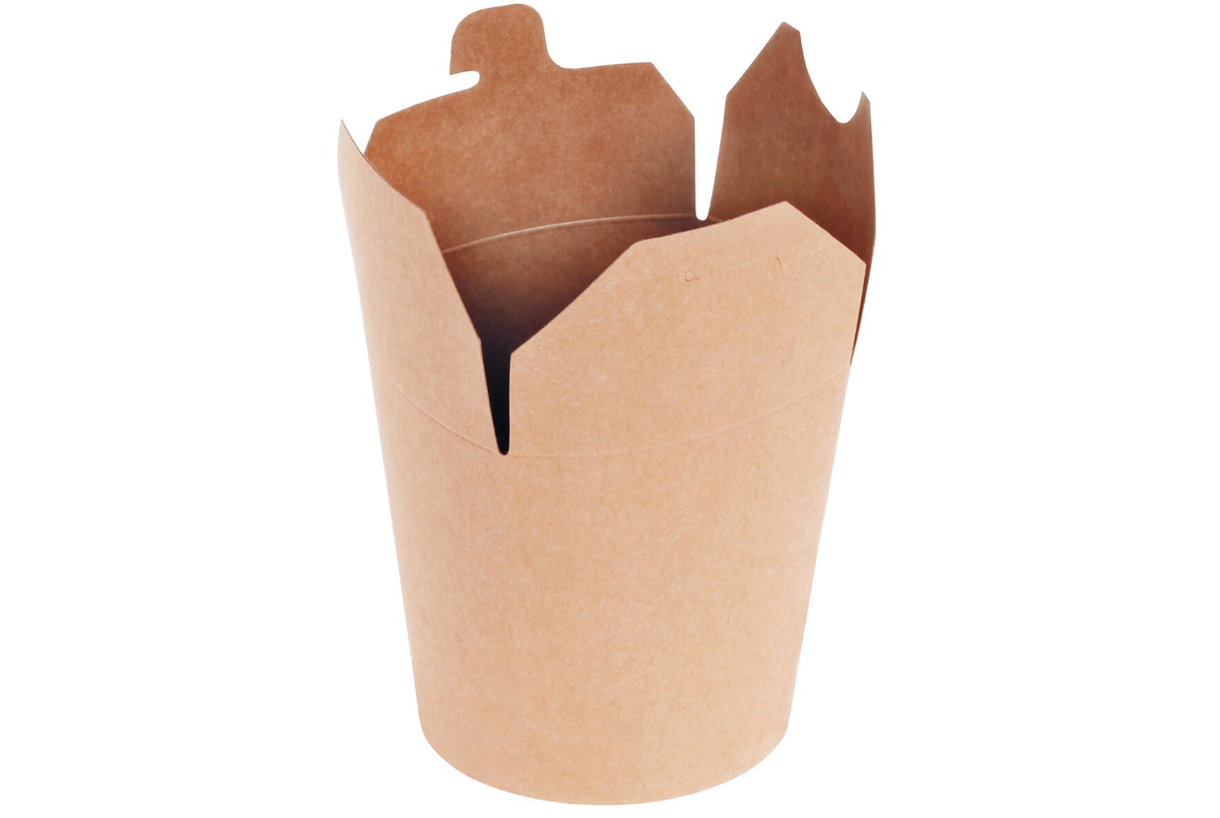 China Tray suplesse Kraft-Karton/PE, braun, 650 ml