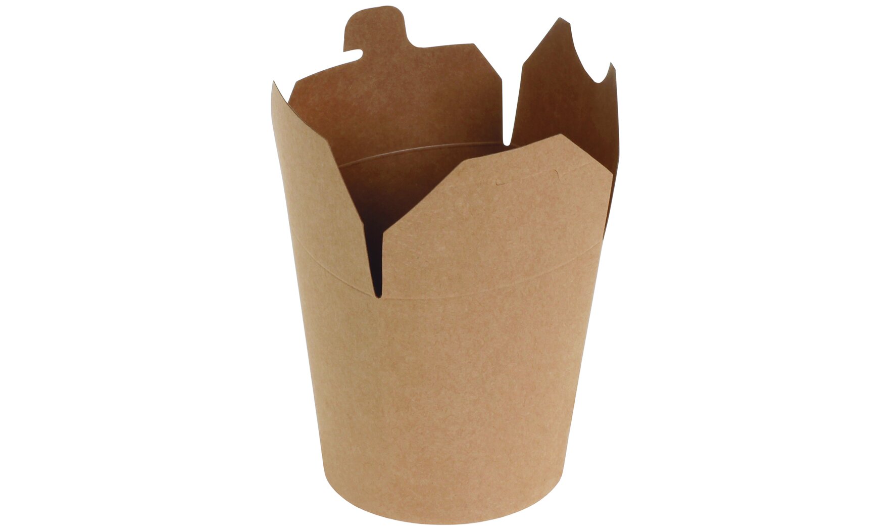 China Tray suplesse Kraft-Karton/PE, braun, 800 ml