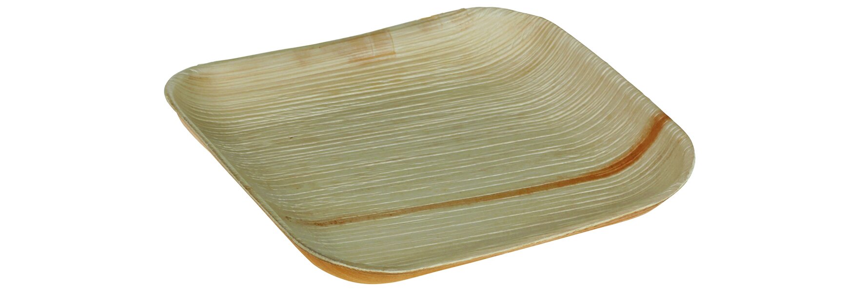 Teller naturesse Palmblatt, quadratisch, 20 x 20 cm