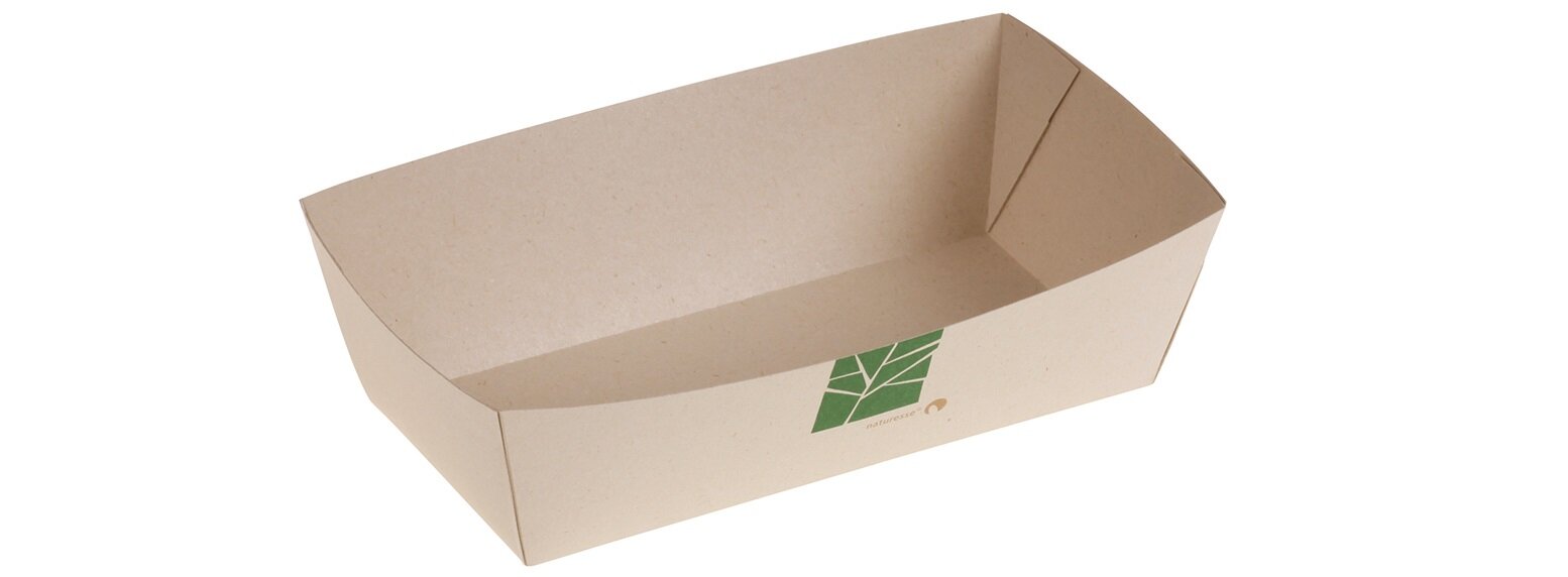 Food Tray naturesse PaperWise, nature, 13,8 x 6,8 x 4,5 cm
