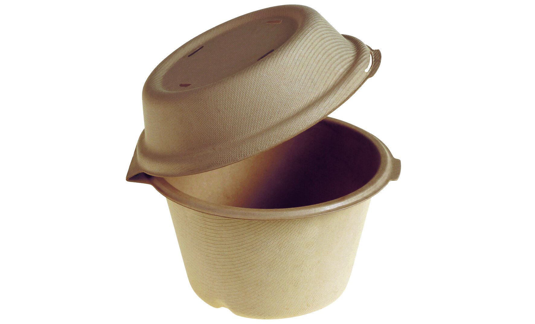 Bowl mit Klappdeckel naturesse Zuckerrohr, 550 ml