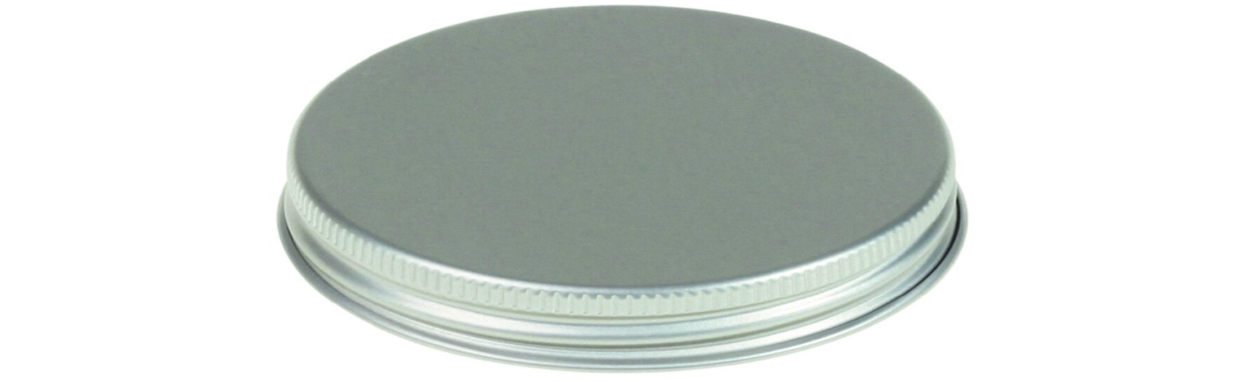 Deckel fest schließend designline Pandora Aluminium, silber, Ø 7,2 cm