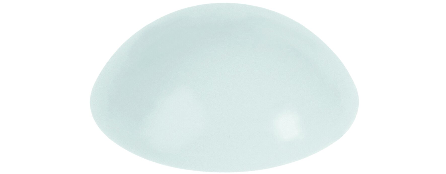 Deckel fest schließend designline Globo PP, weiß, Ø 6,2 cm