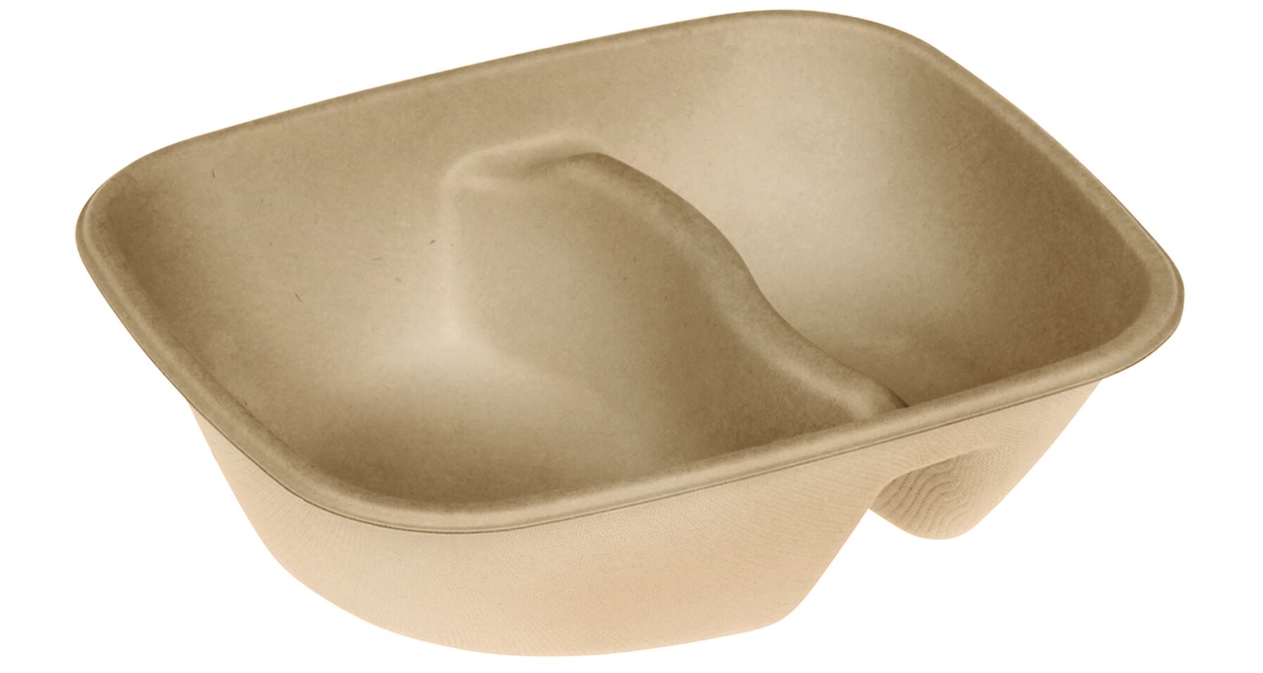 Bowl naturesse Zuckerrohr, 2-geteilt, 400/180 ml