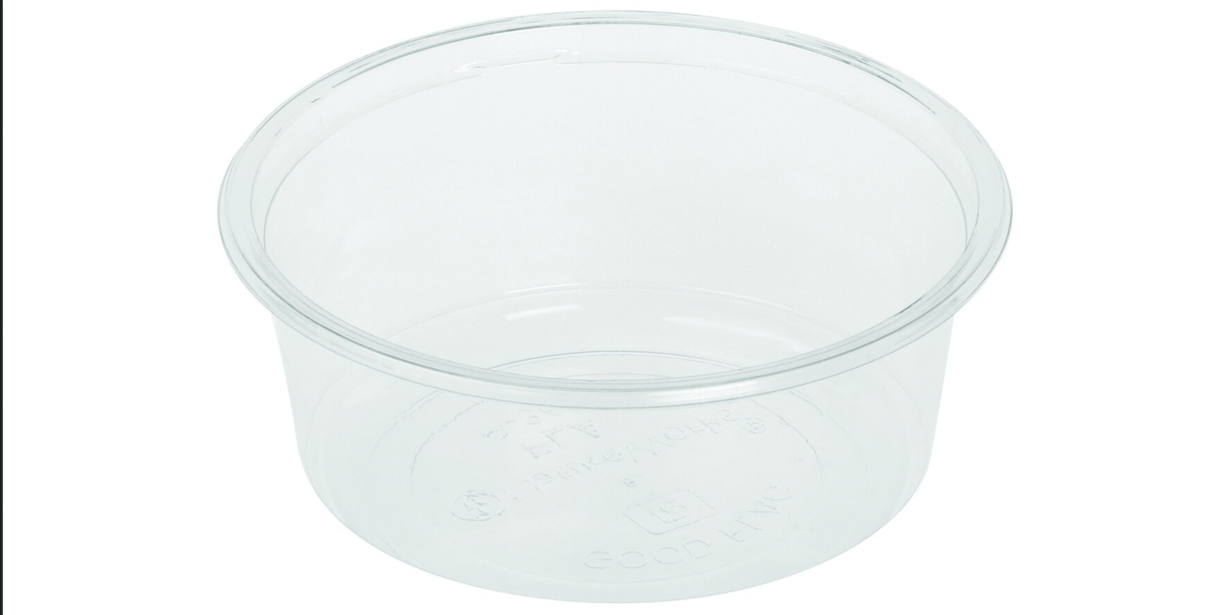 Becher naturesse PLA, transparent, rund, 350 ml