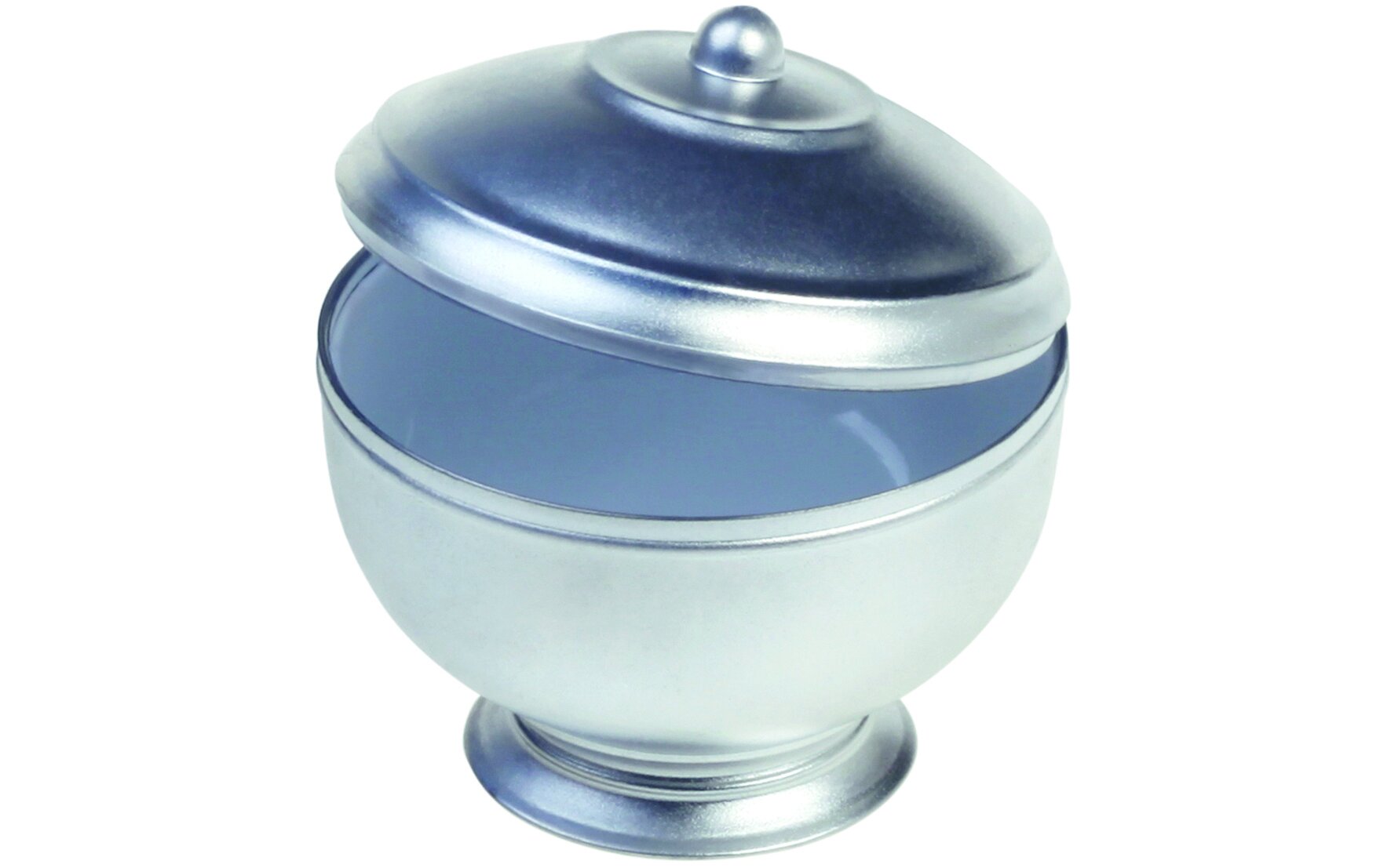 Häppchenschale designline Suppentopf PS, silber/weiß, 45 ml