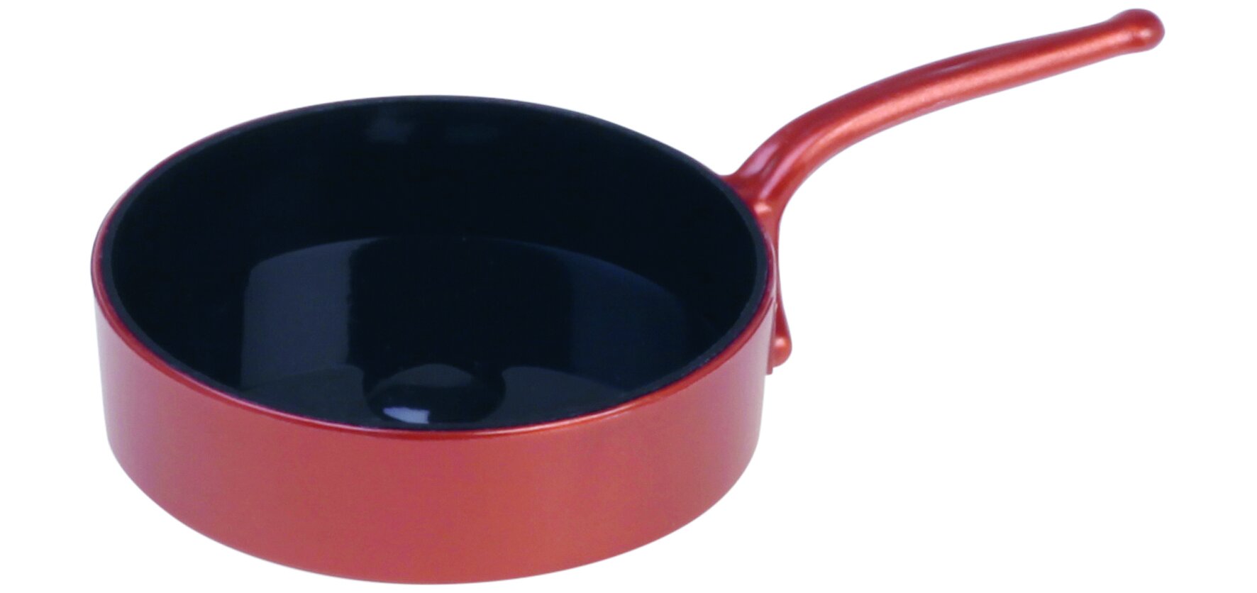 Häppchenschale designline Bratpfanne PS, kupfer/schwarz, 30 ml