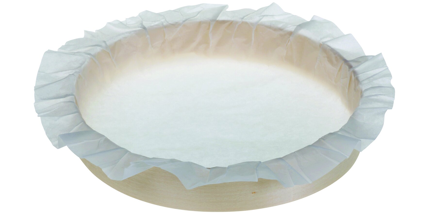 Backring mit Backpapier suplesse Holz, geklebt, 1000 ml