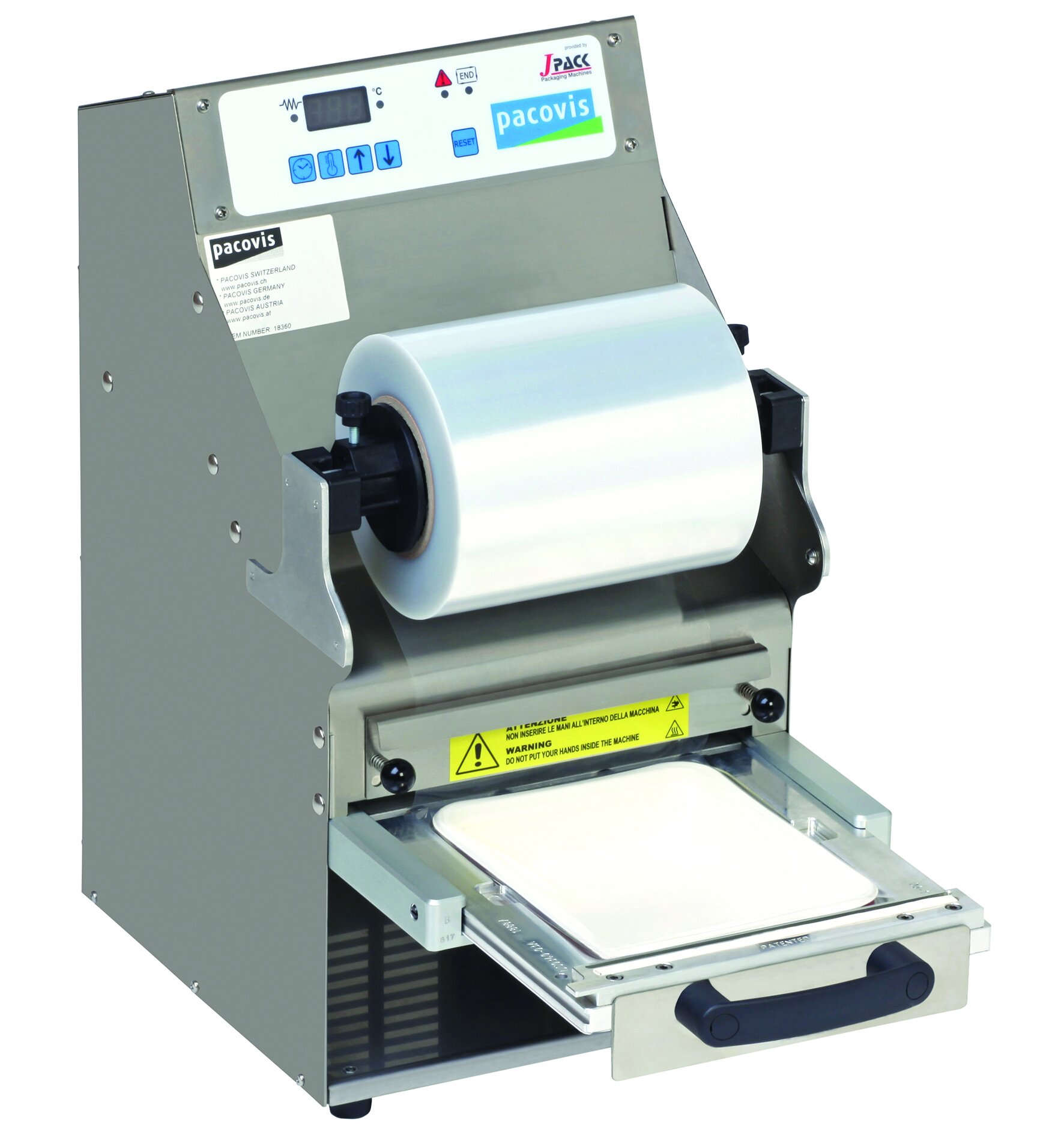 Siegelmaschine Halbautomat, 45 x 29,5 x 55,5 cm