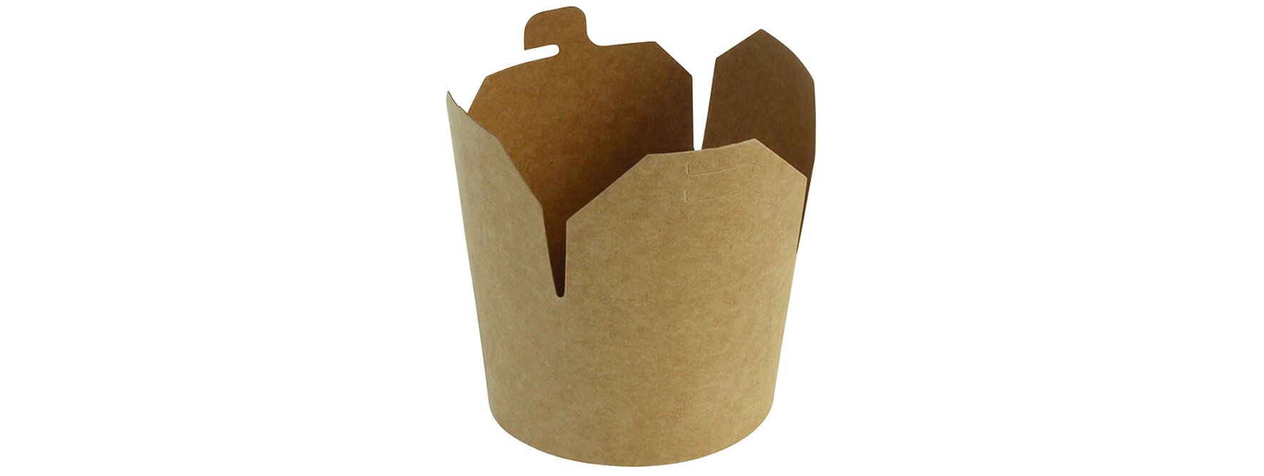 China Tray suplesse Kraft-Karton/PE, braun, 200 ml