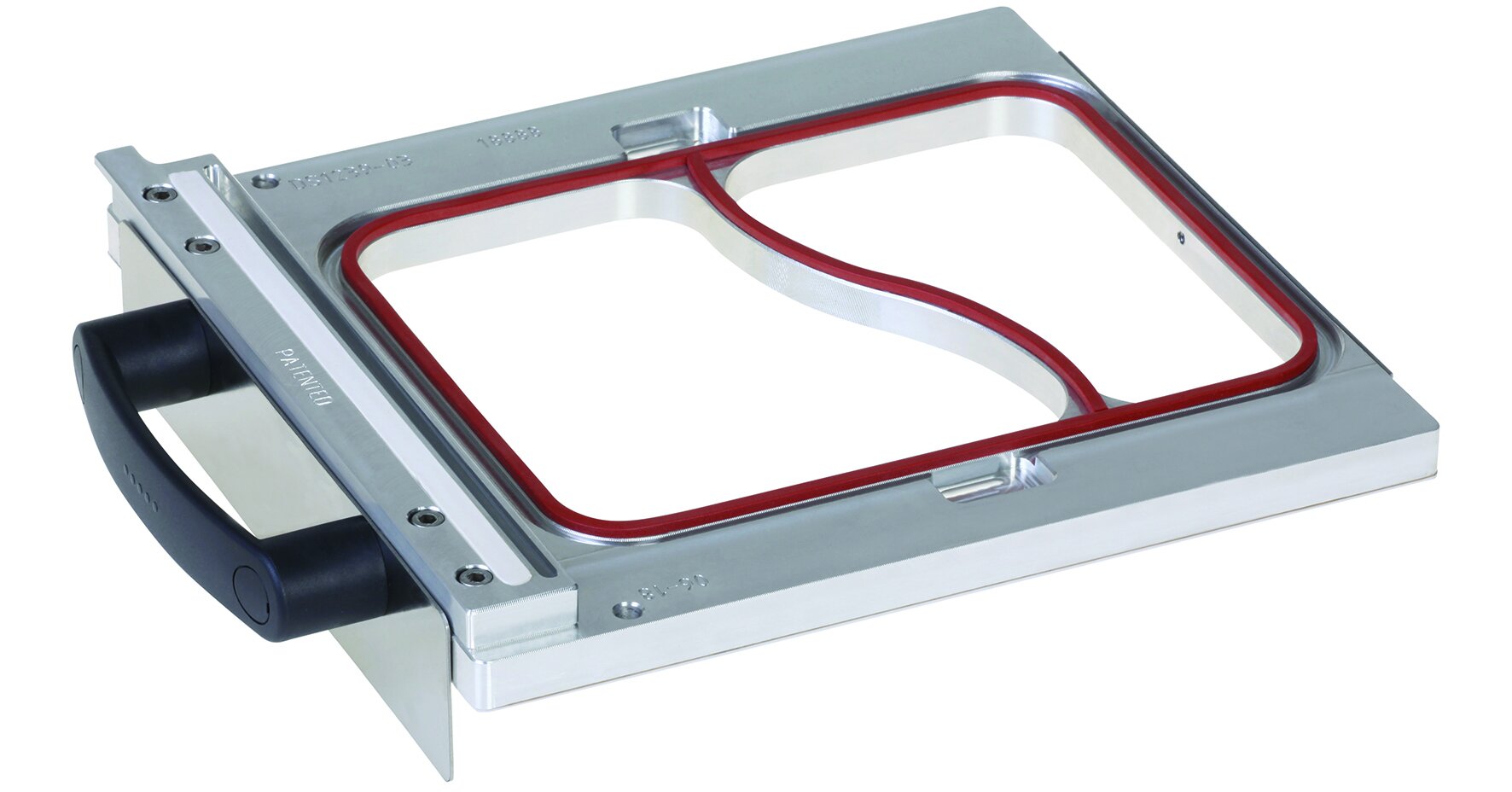 Siegelwerkzeug für Schale rechteckig 2-geteilt, 22,7 x 17,8 cm