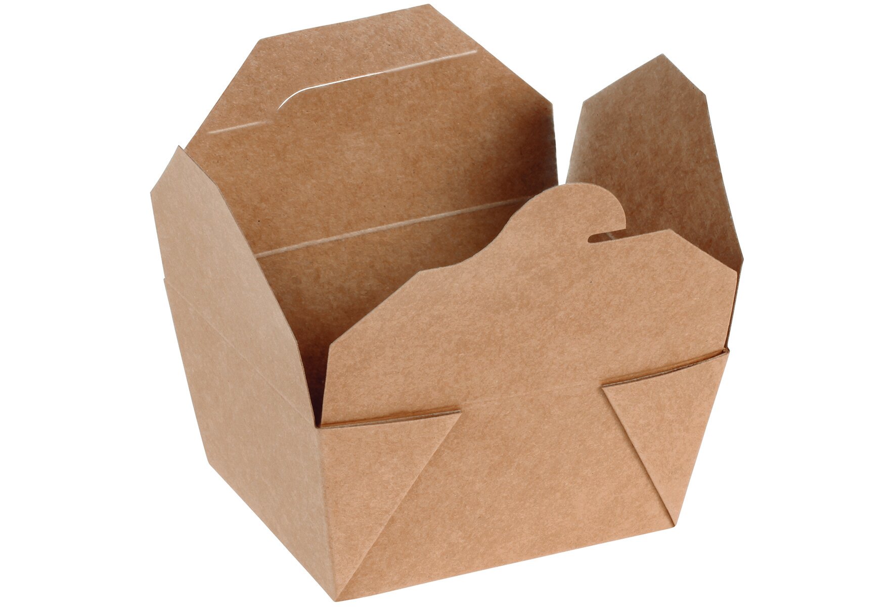 Take-away-Schachtel naturesse Karton/PLA, braun, 660 ml