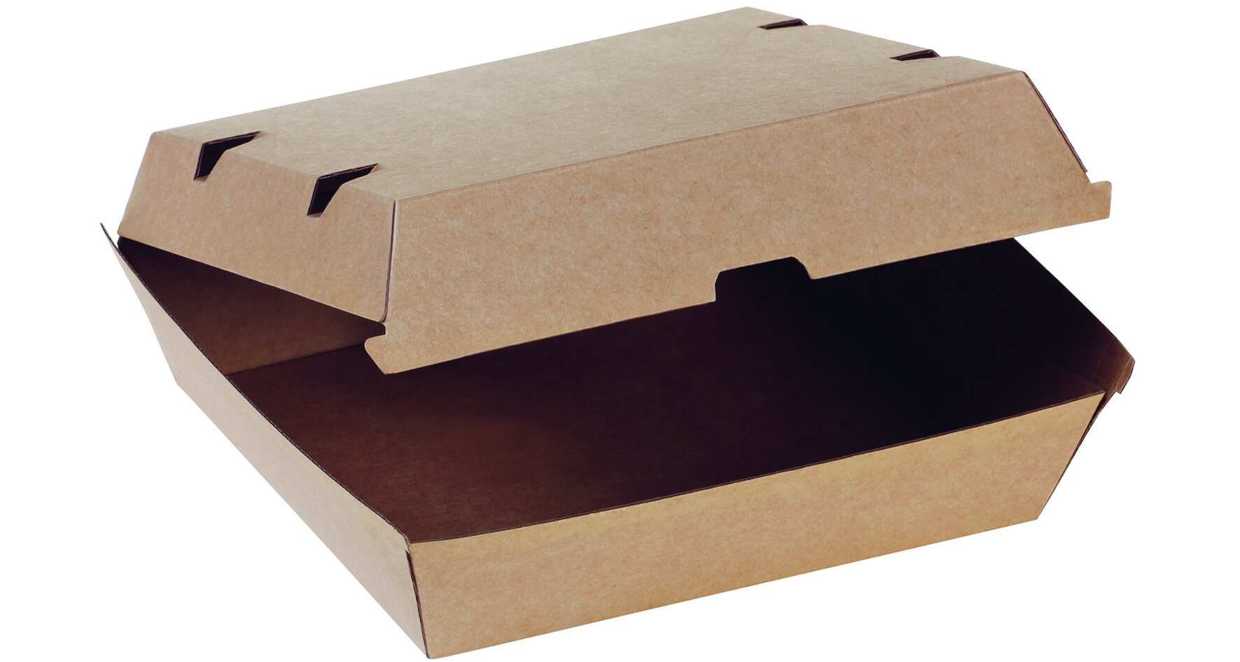 Take-away-Box naturesse Kraft-Karton, 17,8 x 16,5 x 4,5 cm