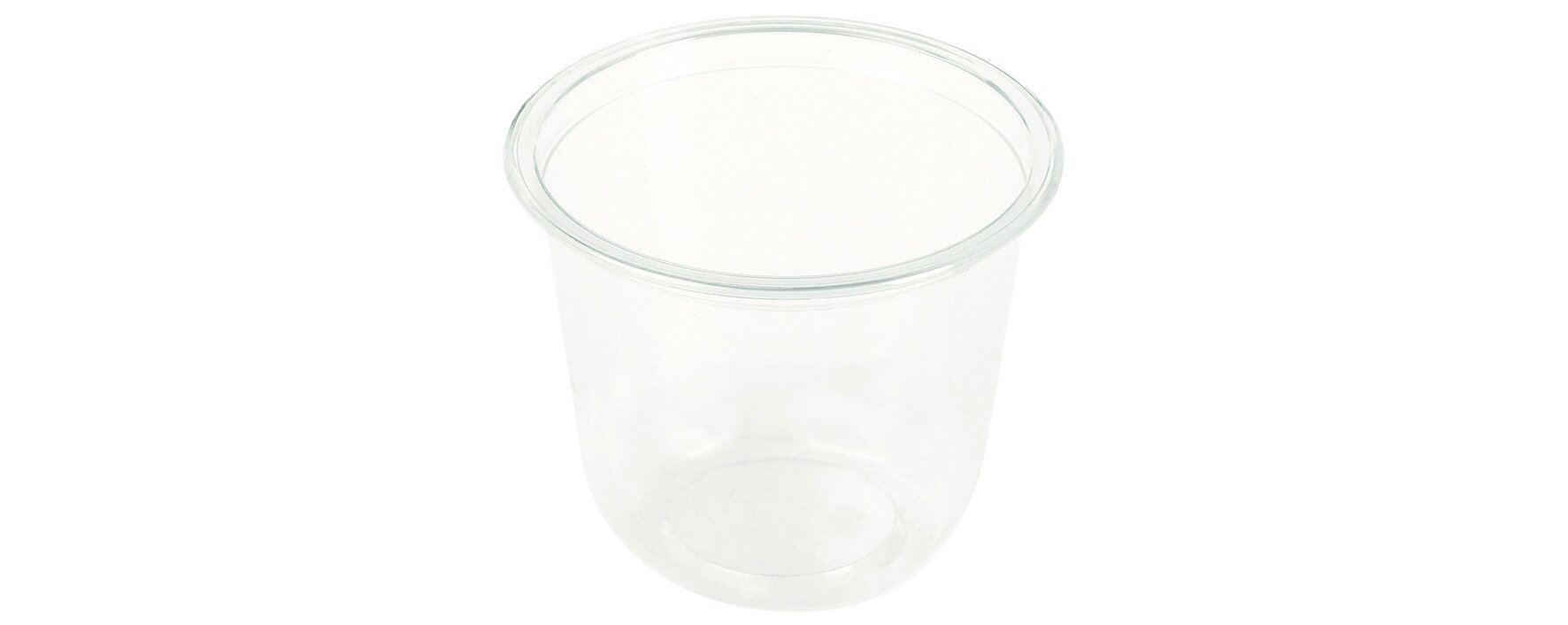 Becher naturesse PLA, transparent, rund, 145 ml