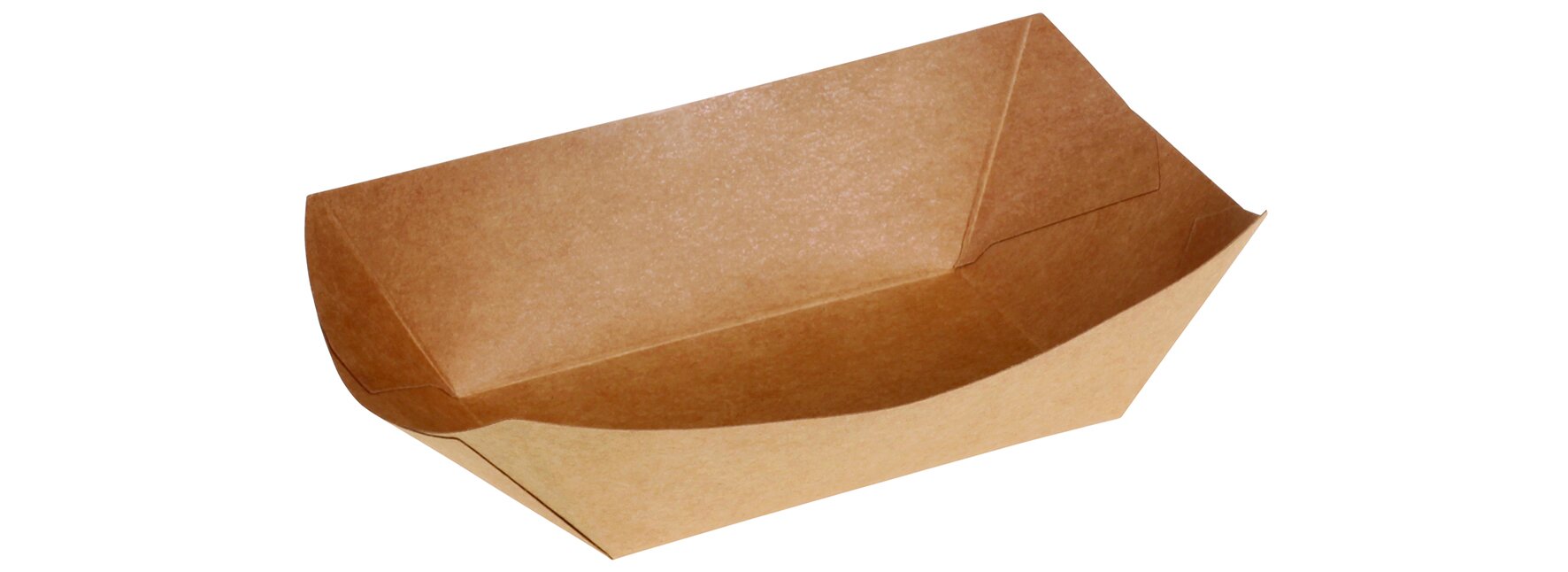 Schale suplesse Boot Karton/PE, braun, 300 ml