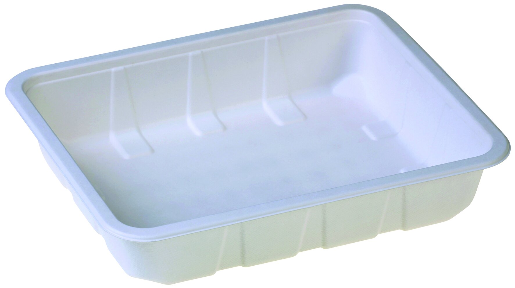 Schale GN 1/2 naturesse Zuckerrohr/PBAT, 3945 ml