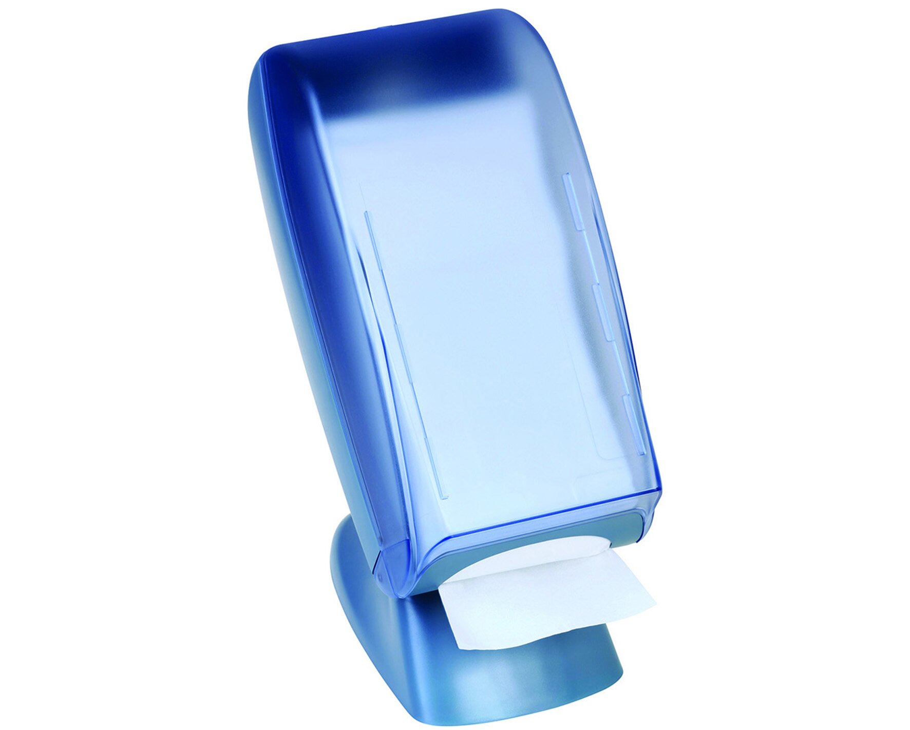 Serviettenspender Interfold Kunststoff, blau, 46,1 x 34,7 x 22,5 cm