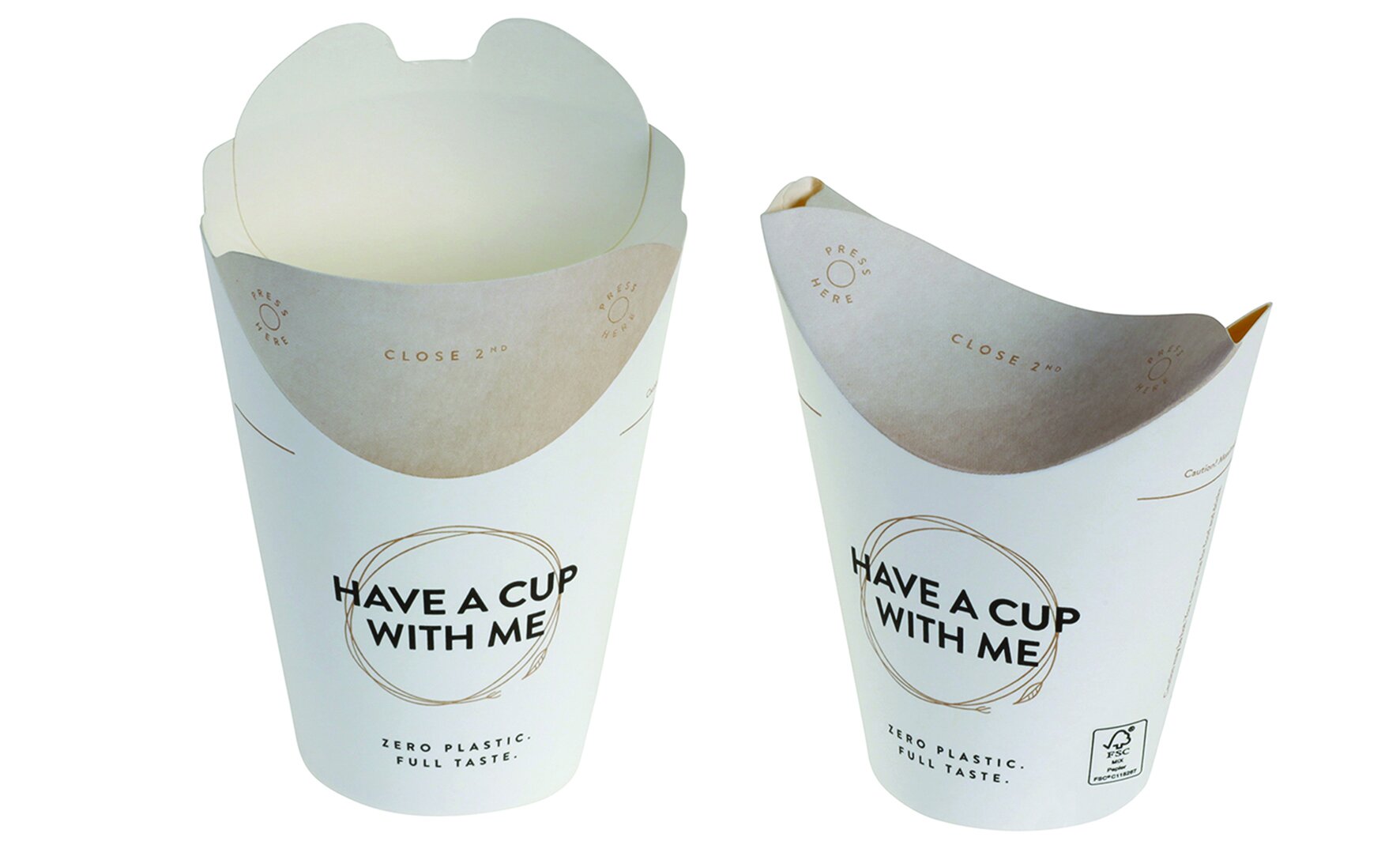 Becher suplesse Taste Cup Karton / BPS, bedruckt,  200 ml