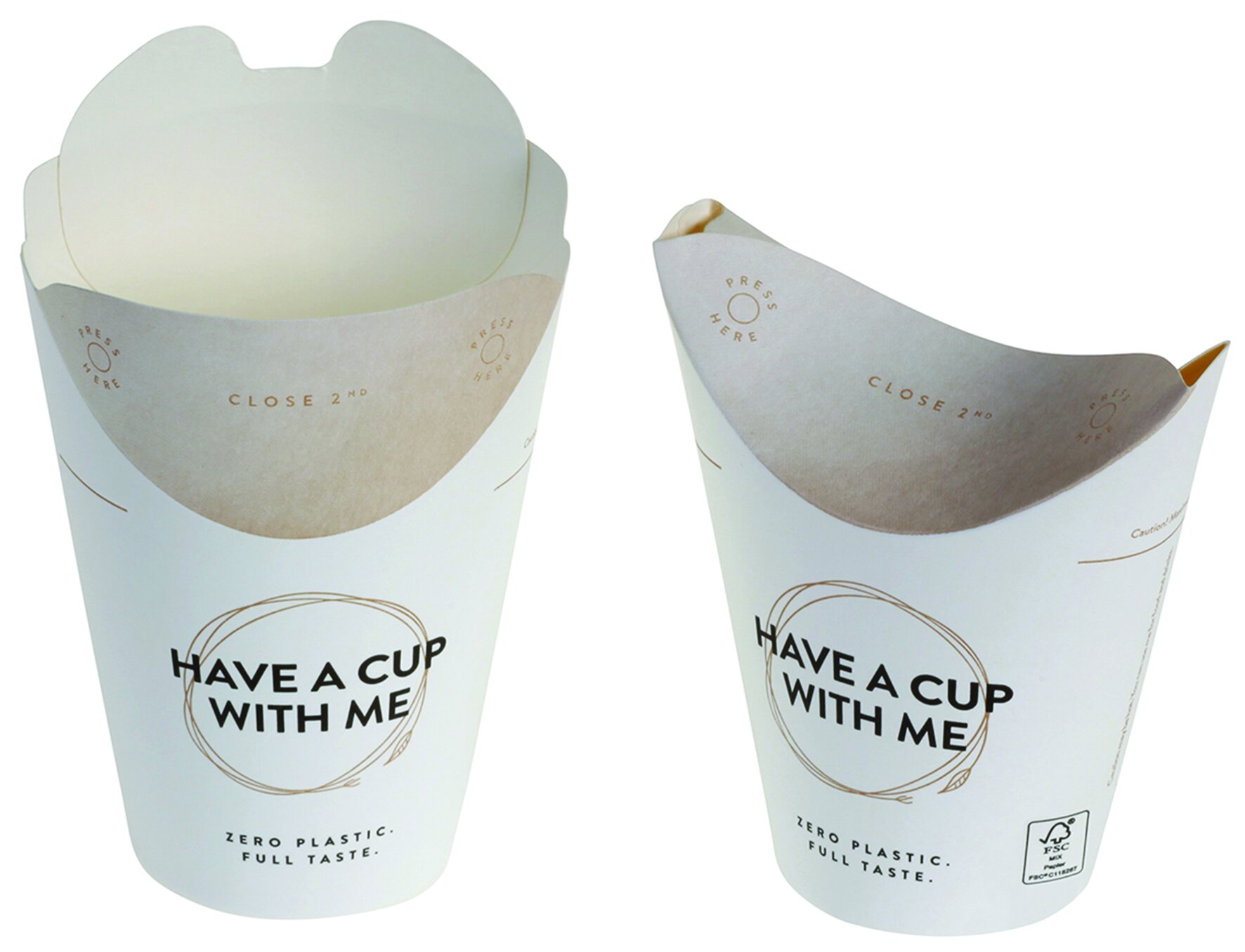 Becher suplesse Taste Cup Karton / BPS, bedruckt,  300 ml