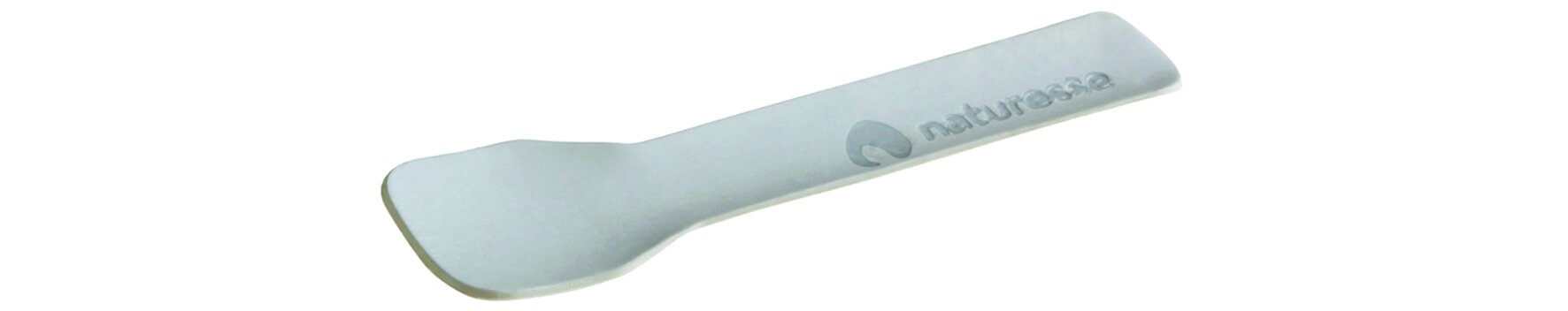 Eislöffel naturesse Papier, weiß, 9,5 cm