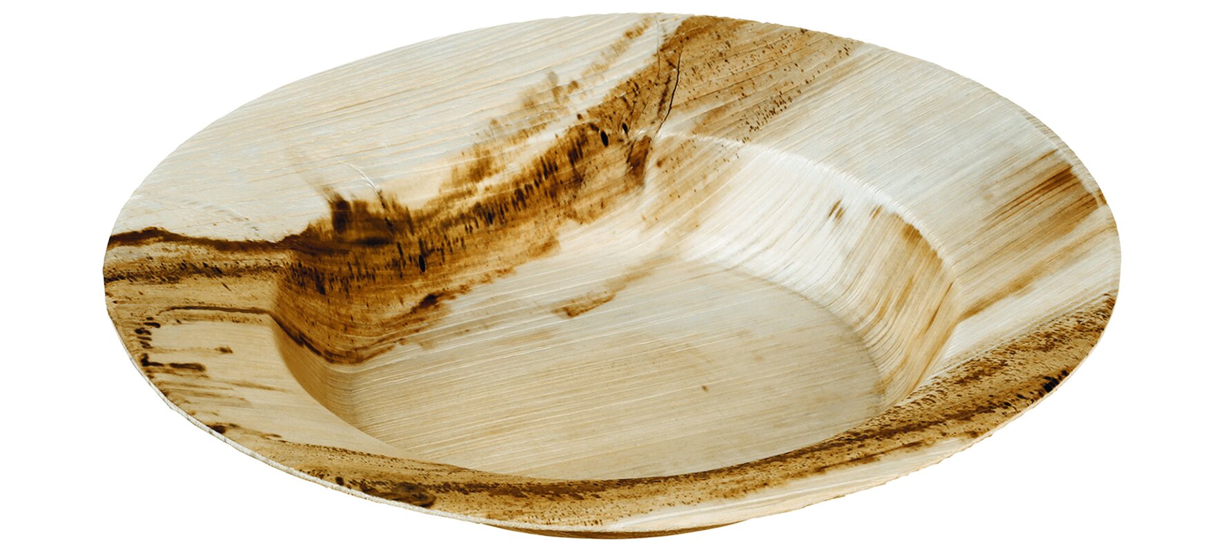 Teller mit Rand naturesse Elegance Palmblatt, rund, Ø 23 cm