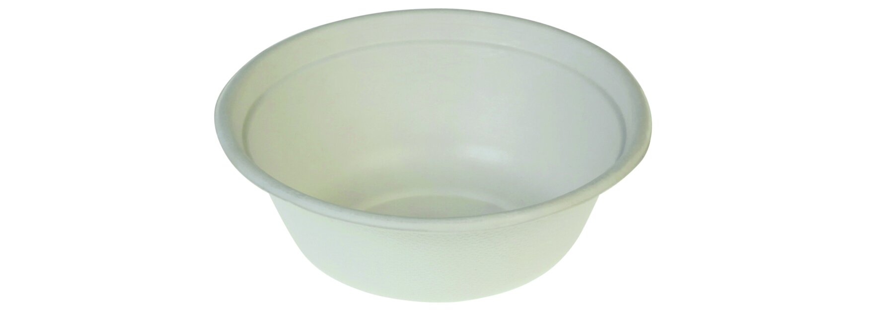 Bowl eco-line Zuckerrohr, weiß, rund, 500 ml