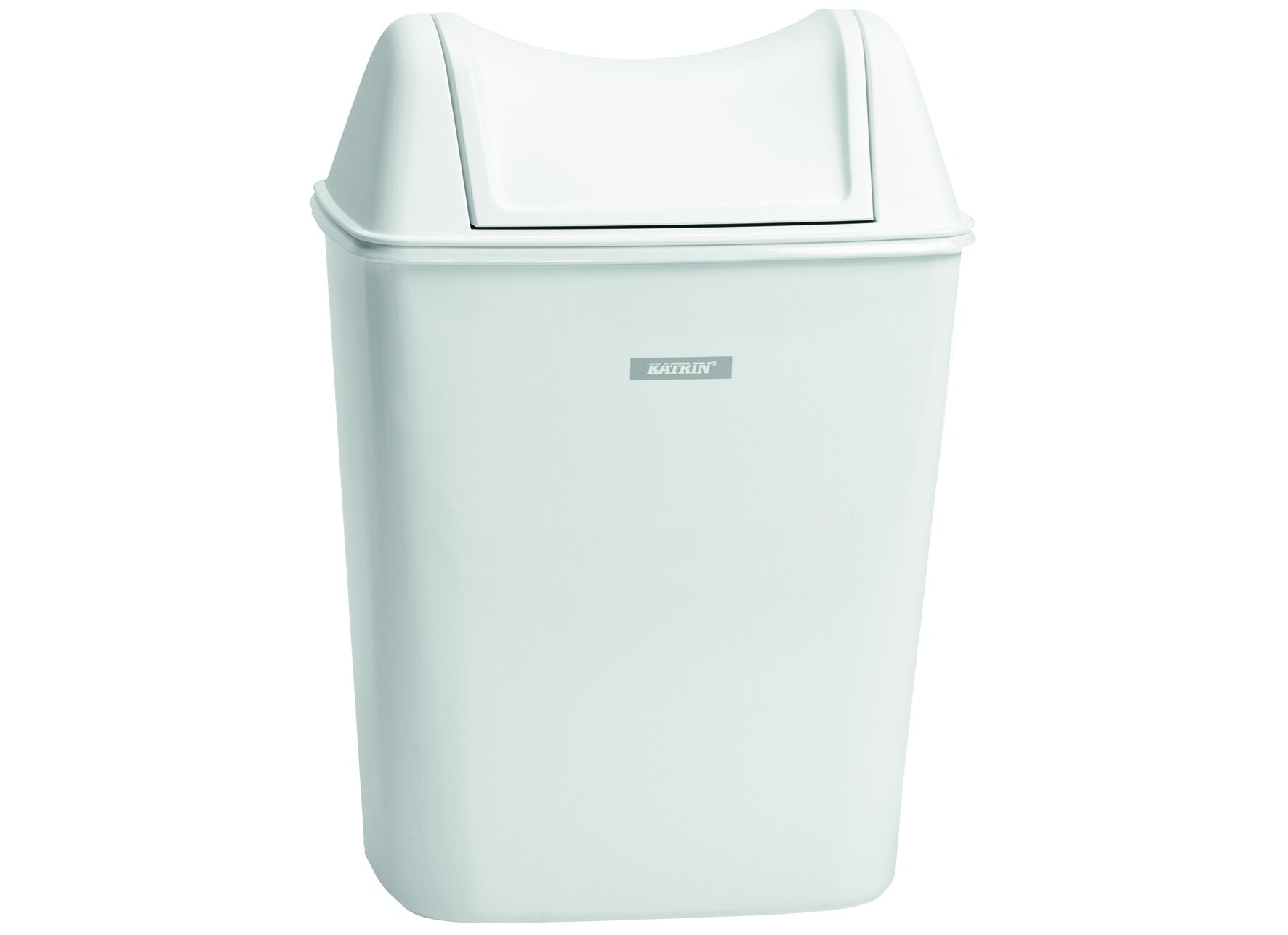 Mülleimer Katrin Kunststoff, weiß, 8 l