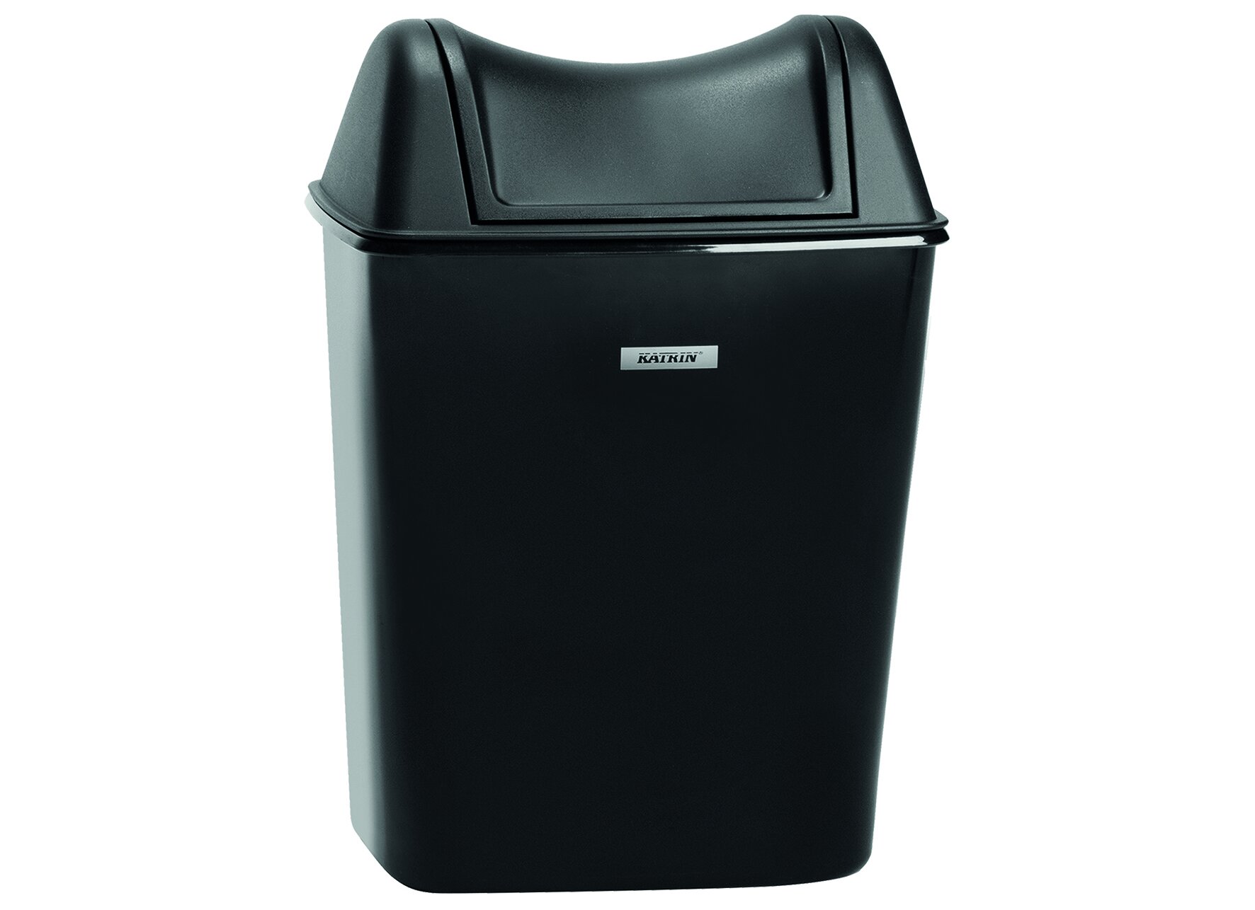 Mülleimer Katrin Kunststoff, schwarz, 8 l