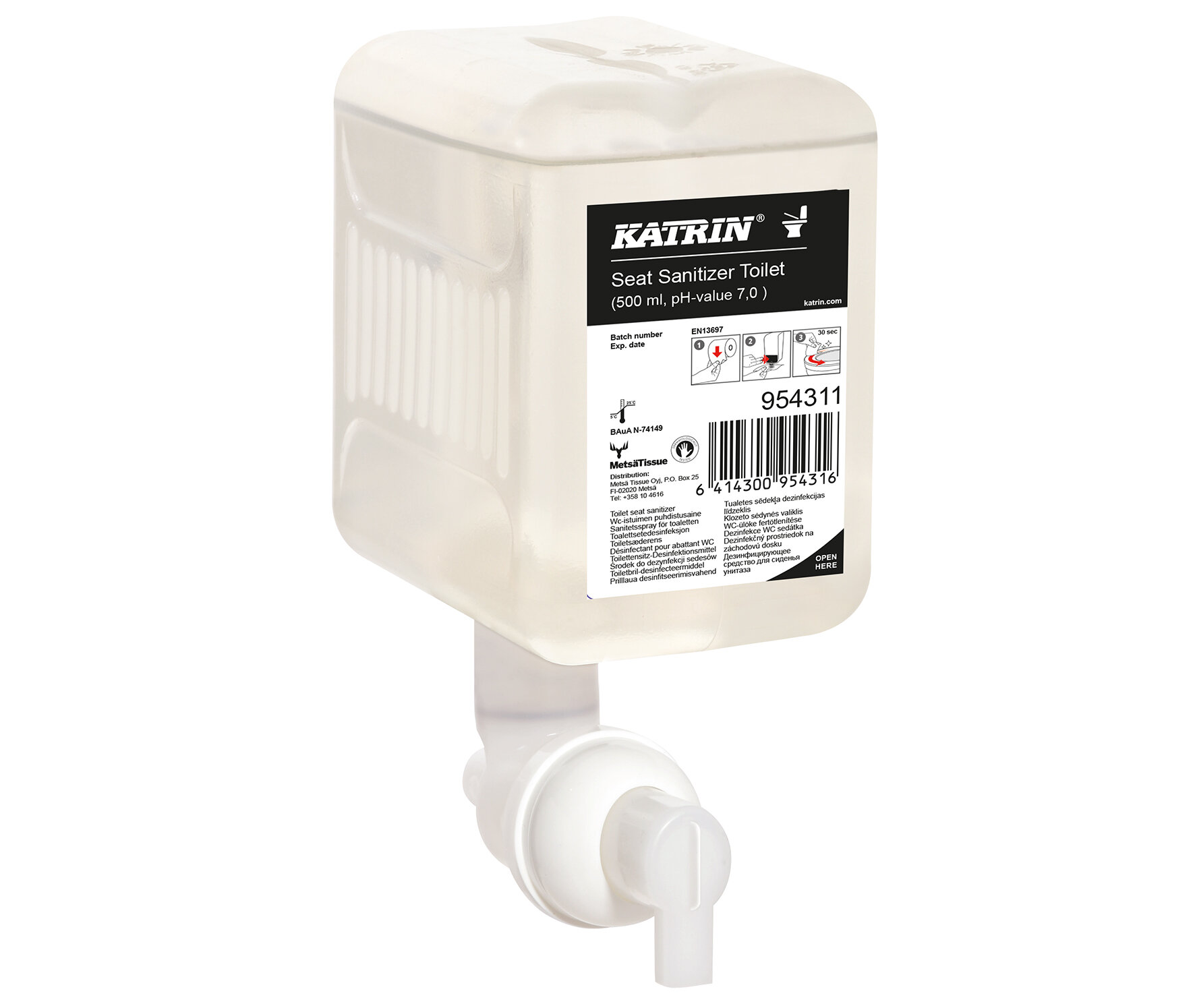 Toilettensitzreiniger Katrin, 500 ml