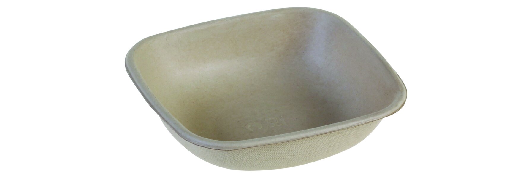 Schale naturesse Zuckerrohr, quadratisch, 250 ml