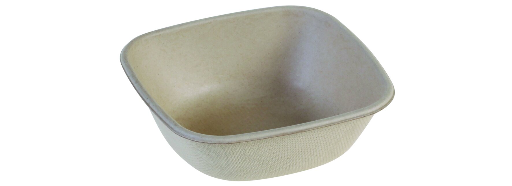 Schale naturesse Zuckerrohr, quadratisch, 300 ml