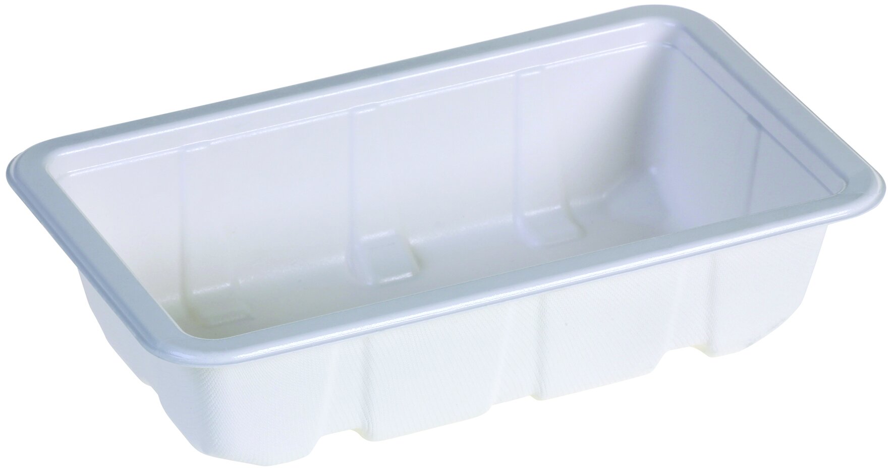 Schale GN 1/4 naturesse Zuckerrohr/PBAT, 1600 ml