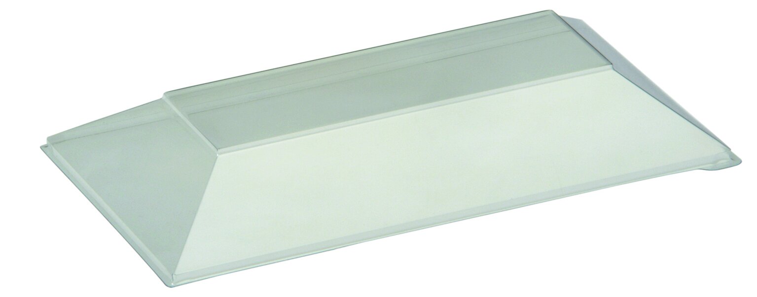 Deckel designline Cubik rPET, transparent, 22 x 11 cm