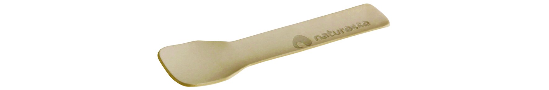 Eislöffel naturesse Papier, braun, 9,5 cm