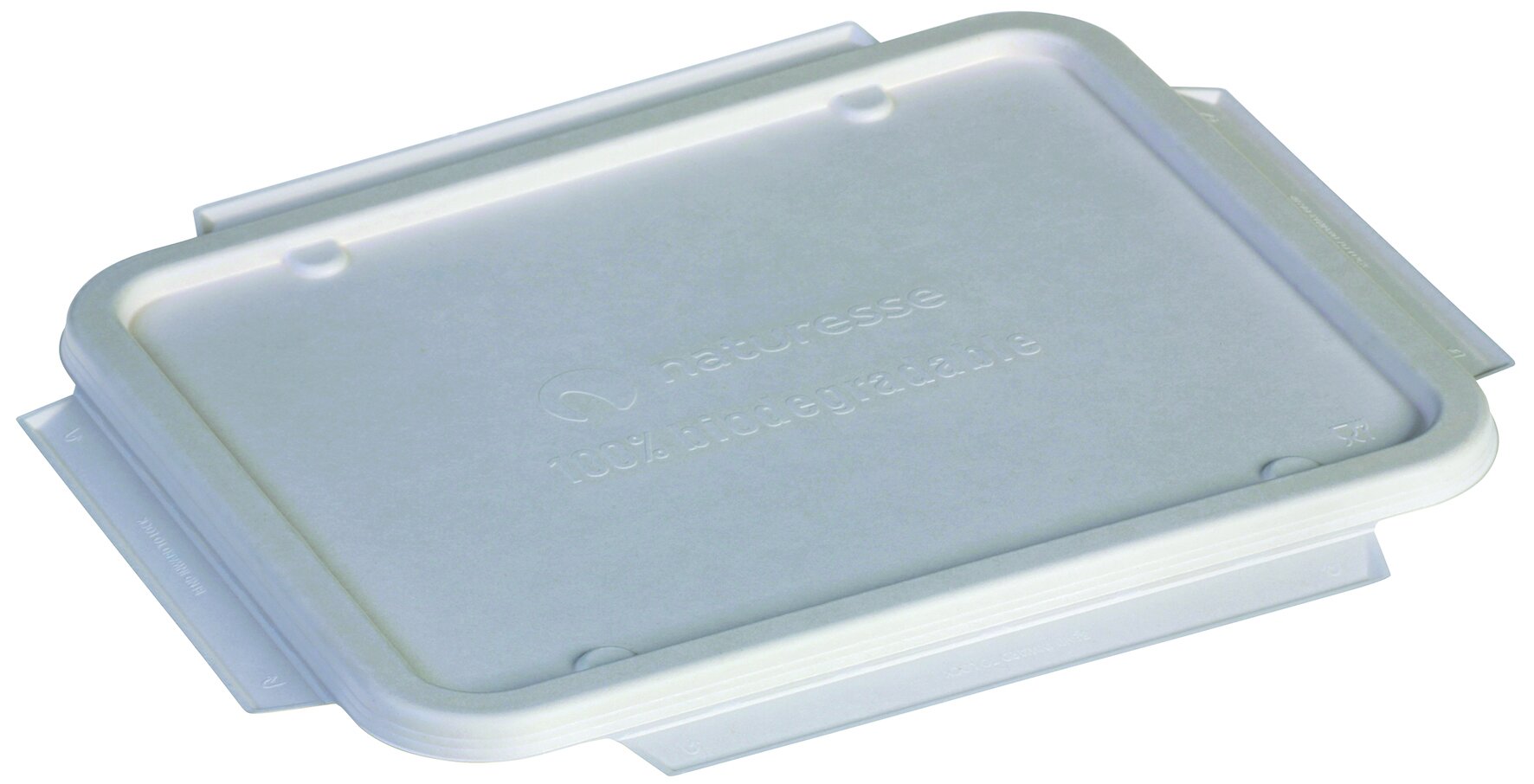 Deckel GN 1/2 naturesse Zuckerrohr, weiß, 32,5 x 26,5 cm