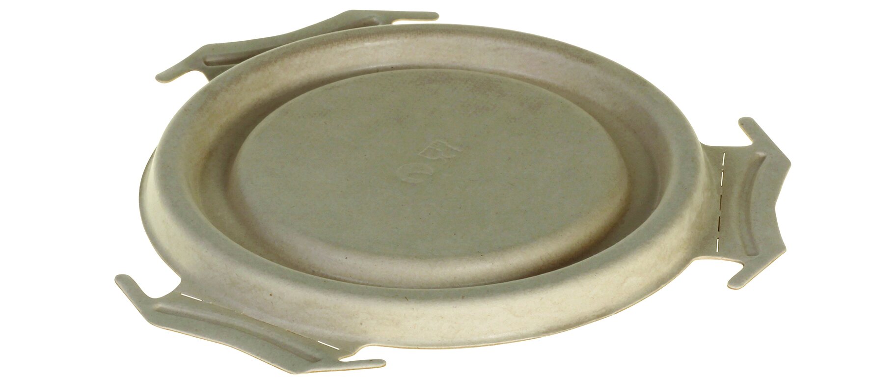 Deckel fest schließend naturesse Zuckerrohr, rund, Ø 15,1 cm