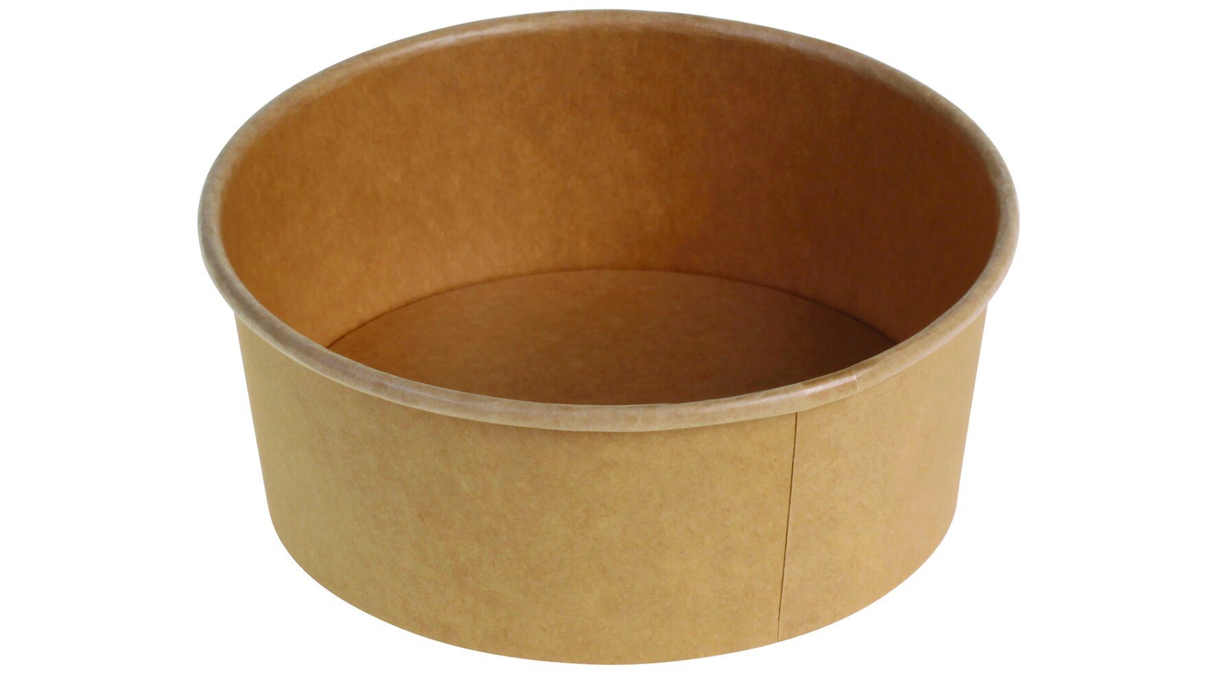 Schale suplesse Kraft-Karton PE, braun, rund, 690 ml