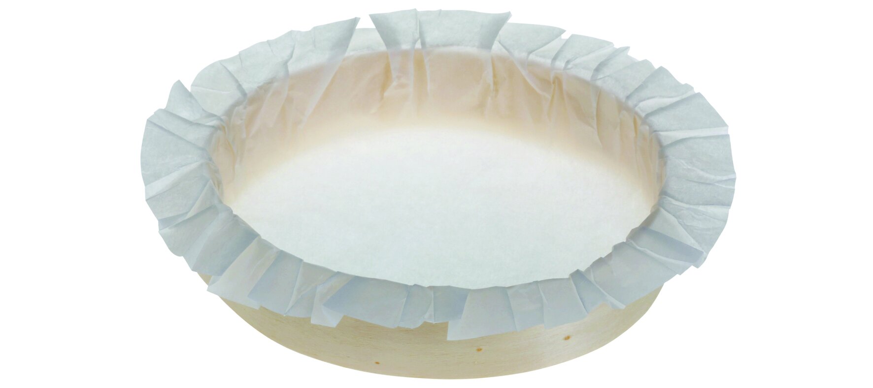 Backring mit Backpapier suplesse Holz, geklebt, 750 ml