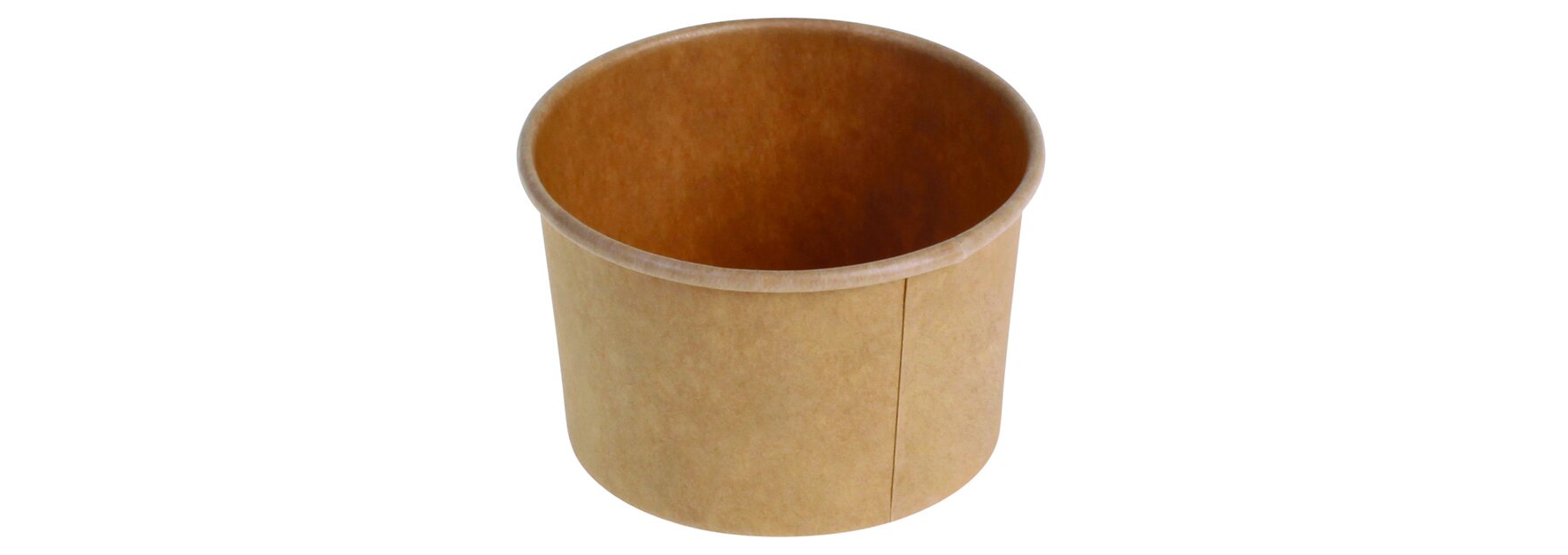 Becher suplesse  Kraft-Karton/PE, braun,  120 ml, Ø 7,5 cm