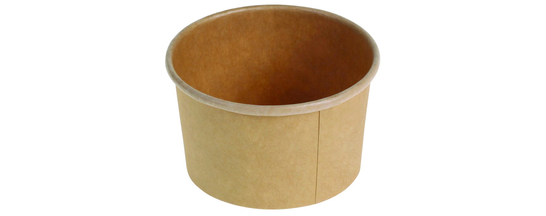 Becher suplesse  Kraft-Karton/PE, braun, 180 ml Ø 8,5 cm