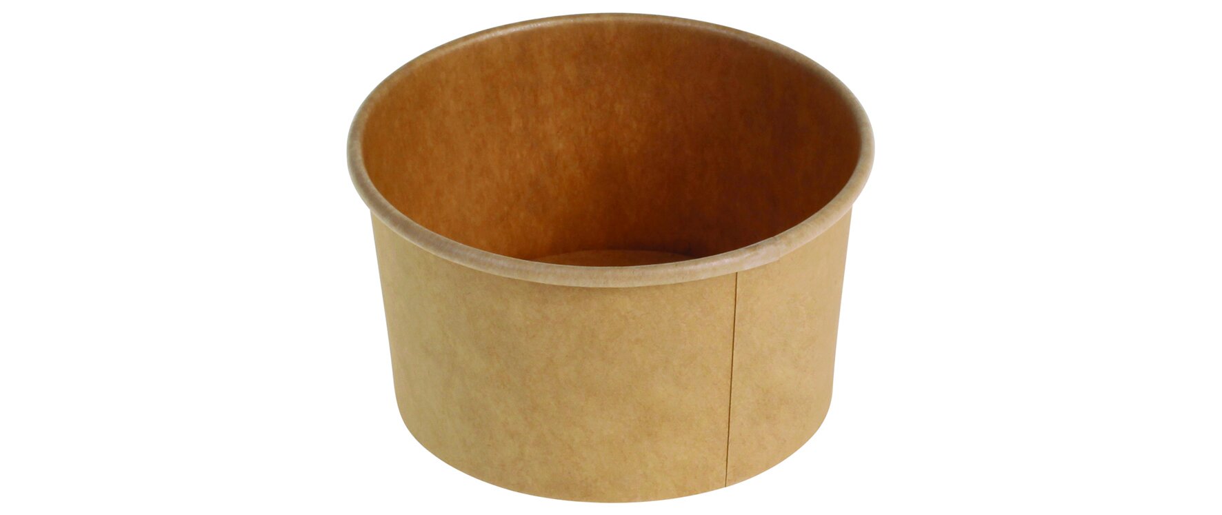 Becher suplesse  Kraft-Karton/PE, braun, 240 ml, Ø 9,6 cm